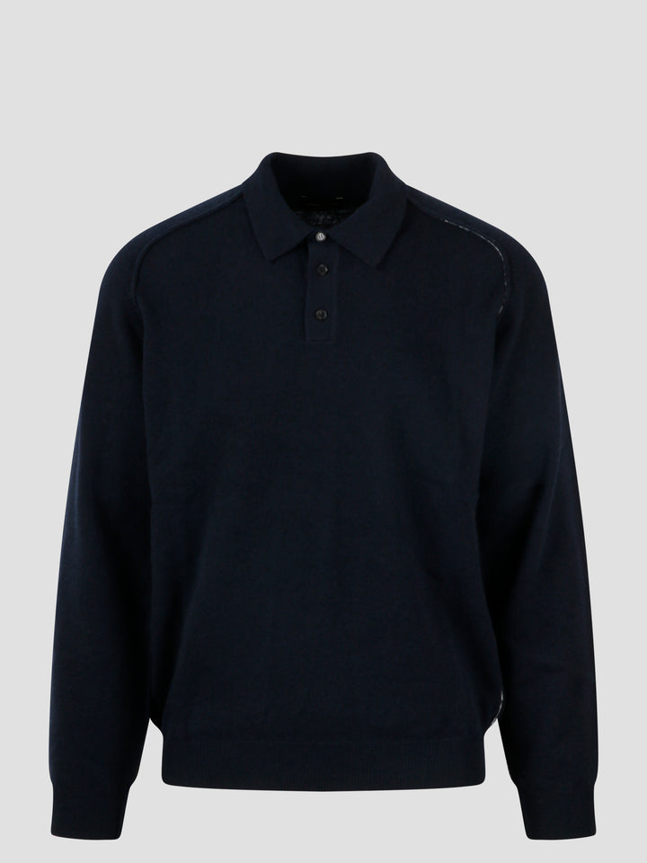 Superfine wool polo