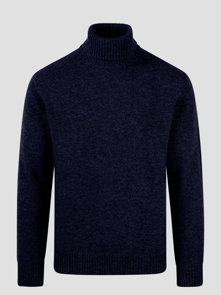 Wool cashmere turtleneck