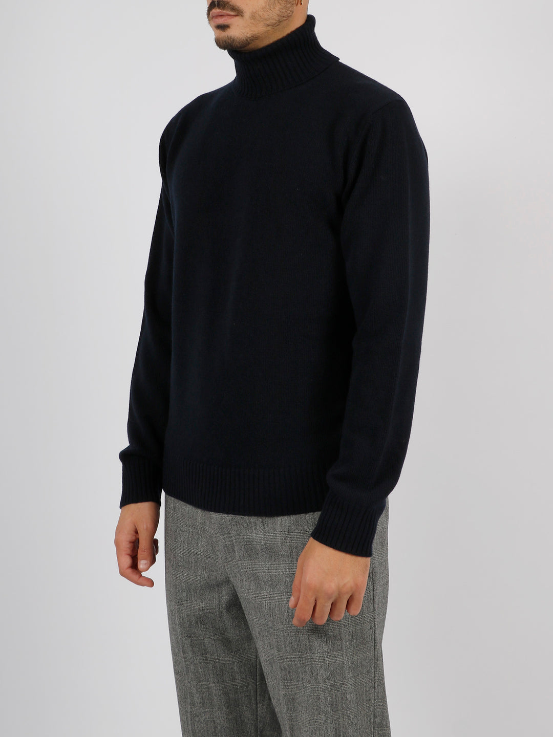 Wool cashmere turtleneck