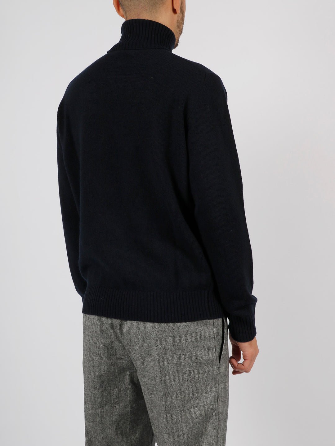 Wool cashmere turtleneck