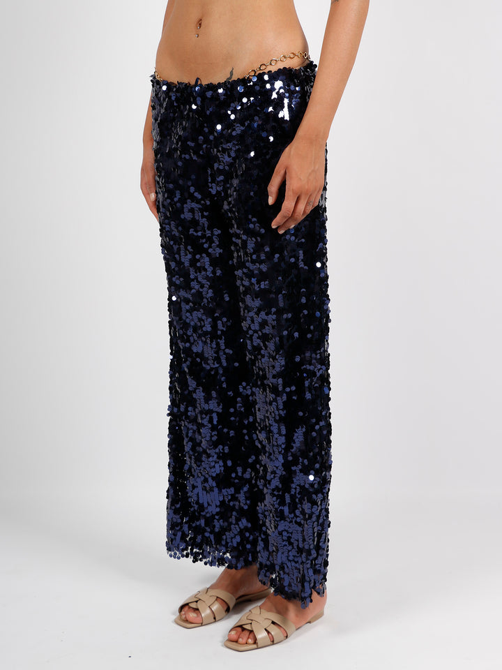 Night sequins pants