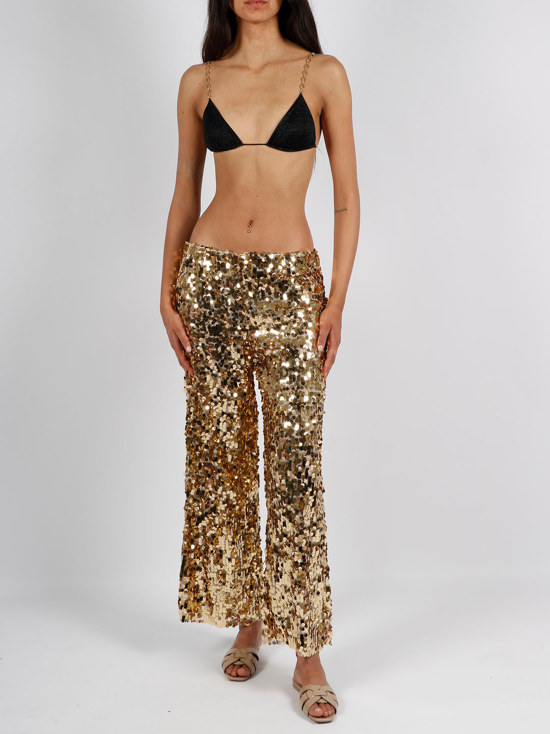 Night sequins pants