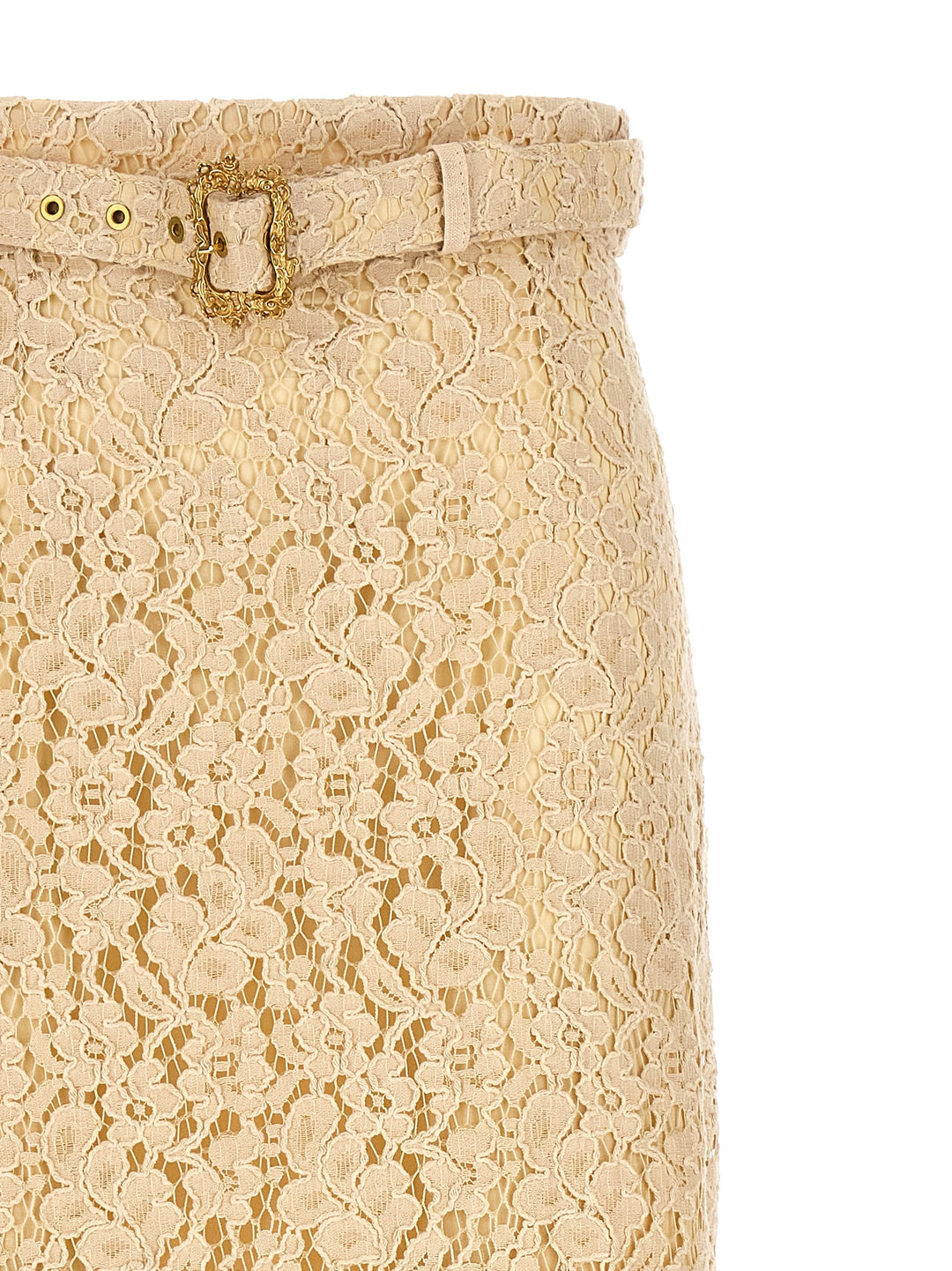 Sensory Lace Skirts Beige