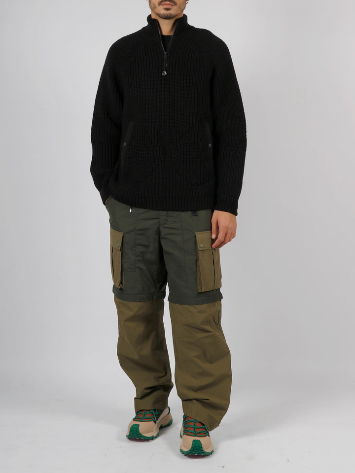 Nylon cargo trousers