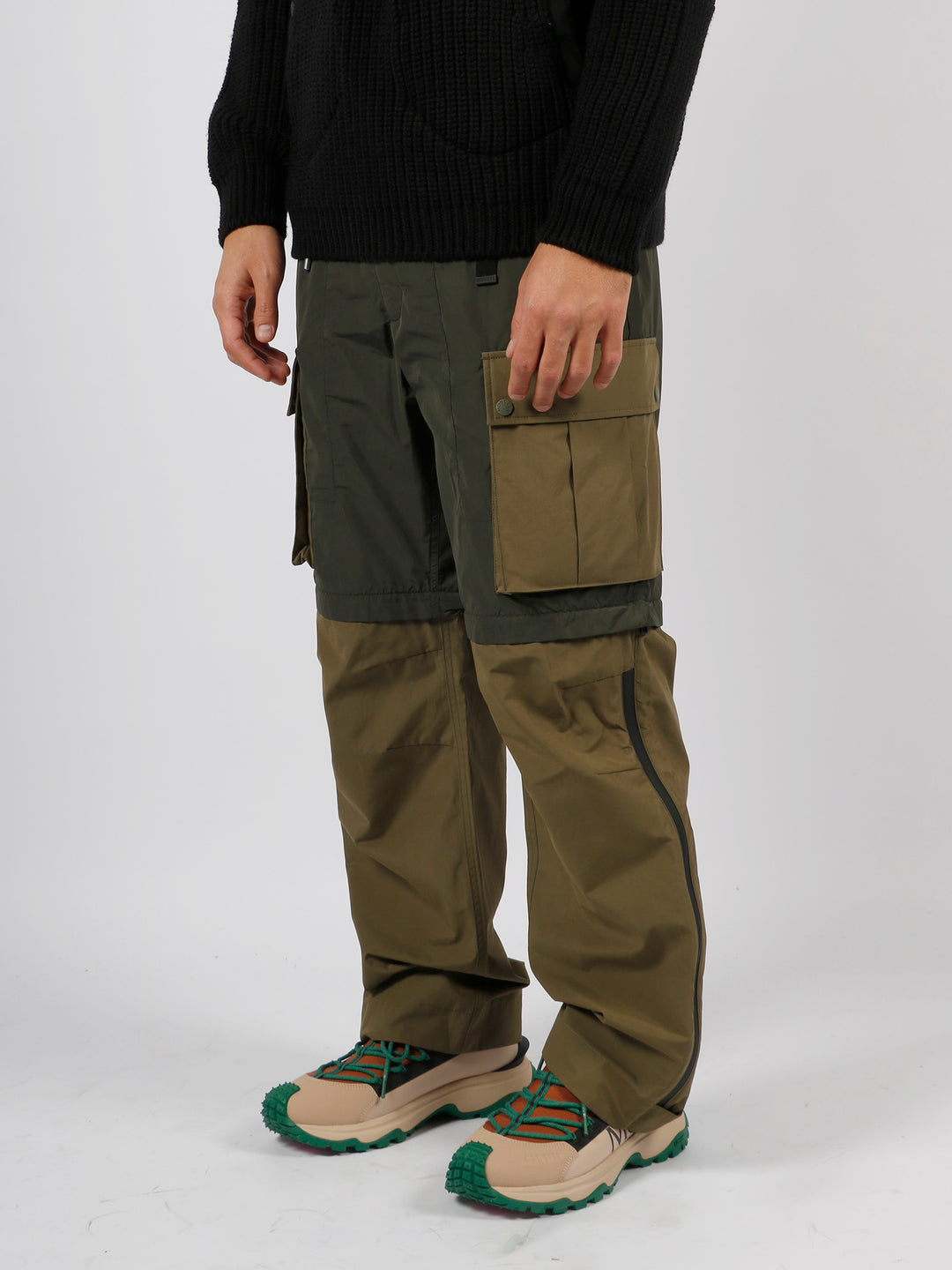 Nylon cargo trousers