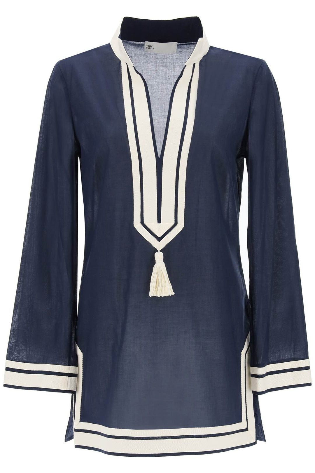 Tory Cotton Mini Tunic Dress - Tory Burch - Women