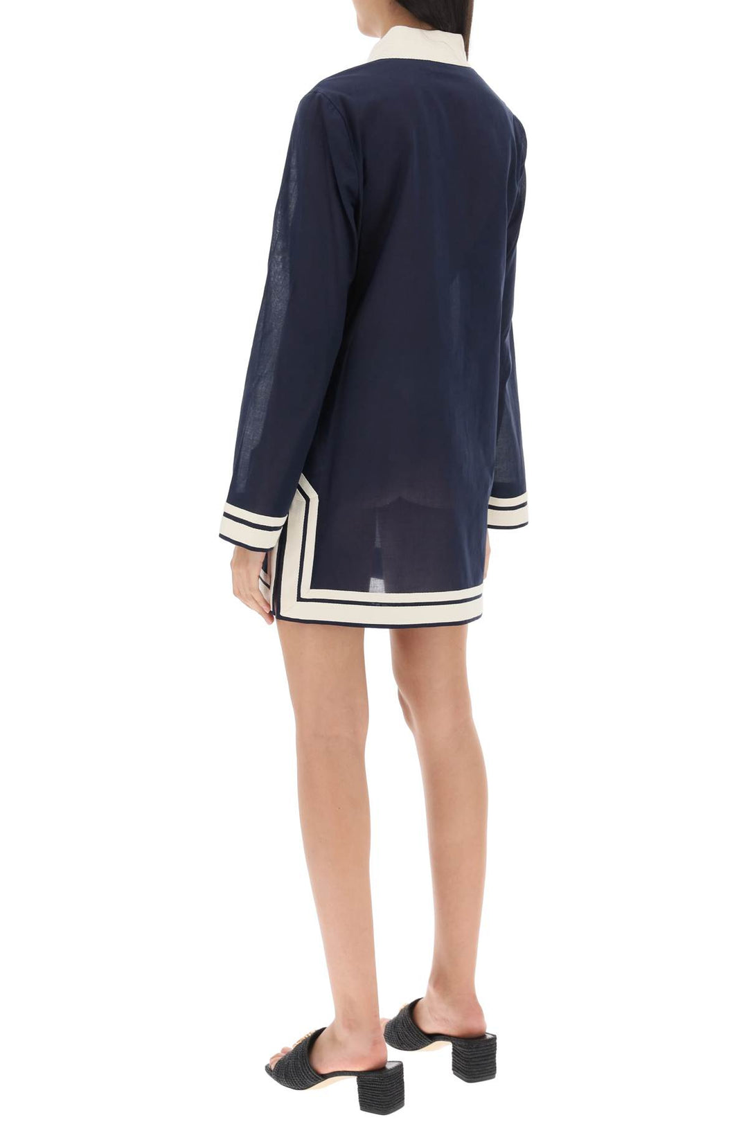 Tory Cotton Mini Tunic Dress - Tory Burch - Women