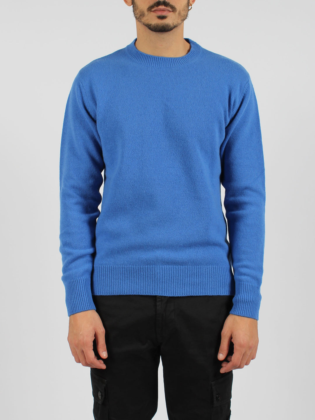 Wool crewneck sweater