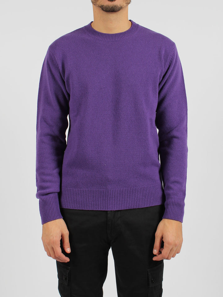 Wool crewneck sweater