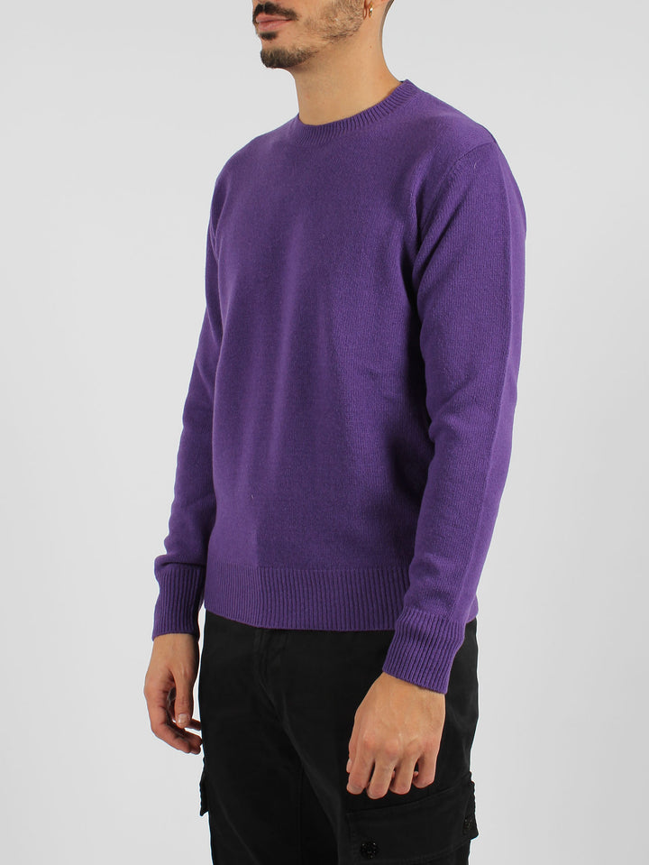 Wool crewneck sweater