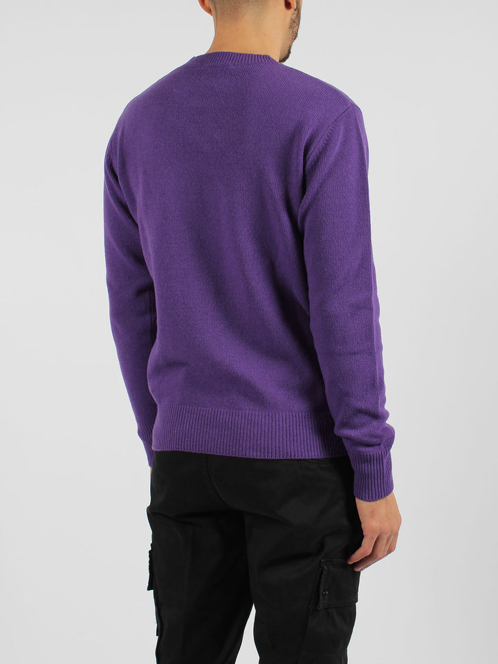 Wool crewneck sweater