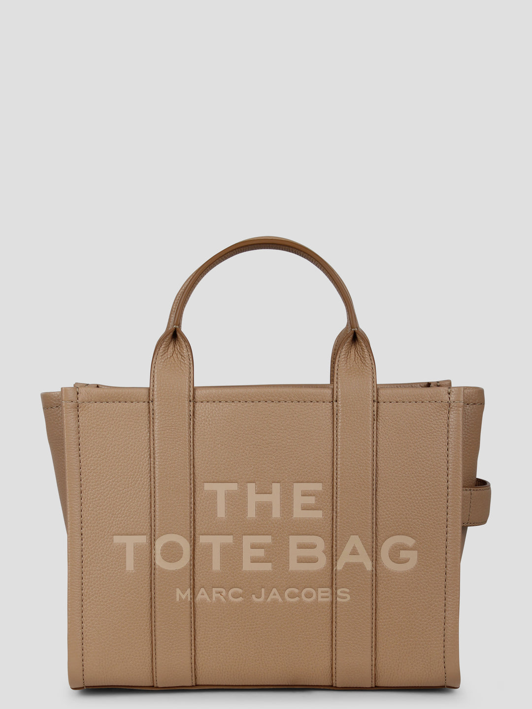 The leather medium tote bag