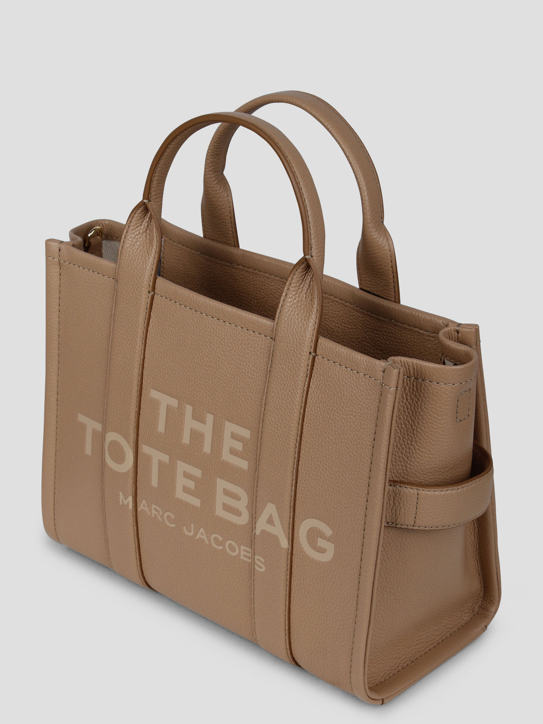 The leather medium tote bag