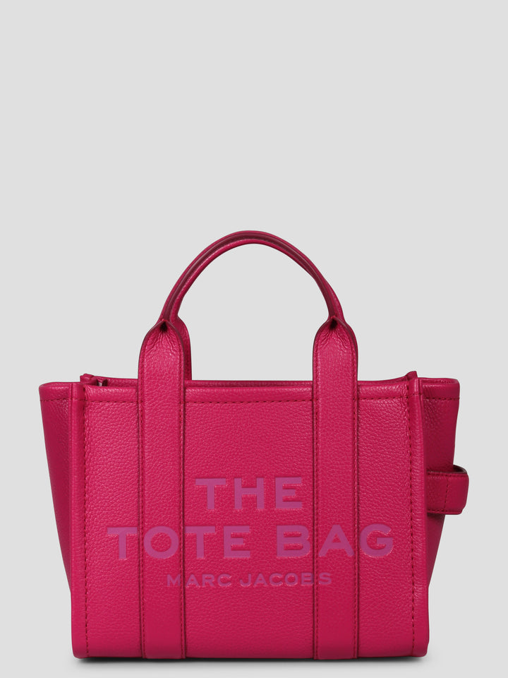 The leather small tote bag