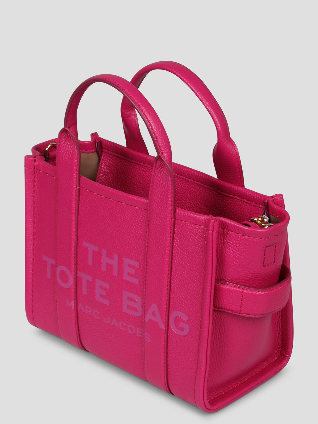 The leather small tote bag