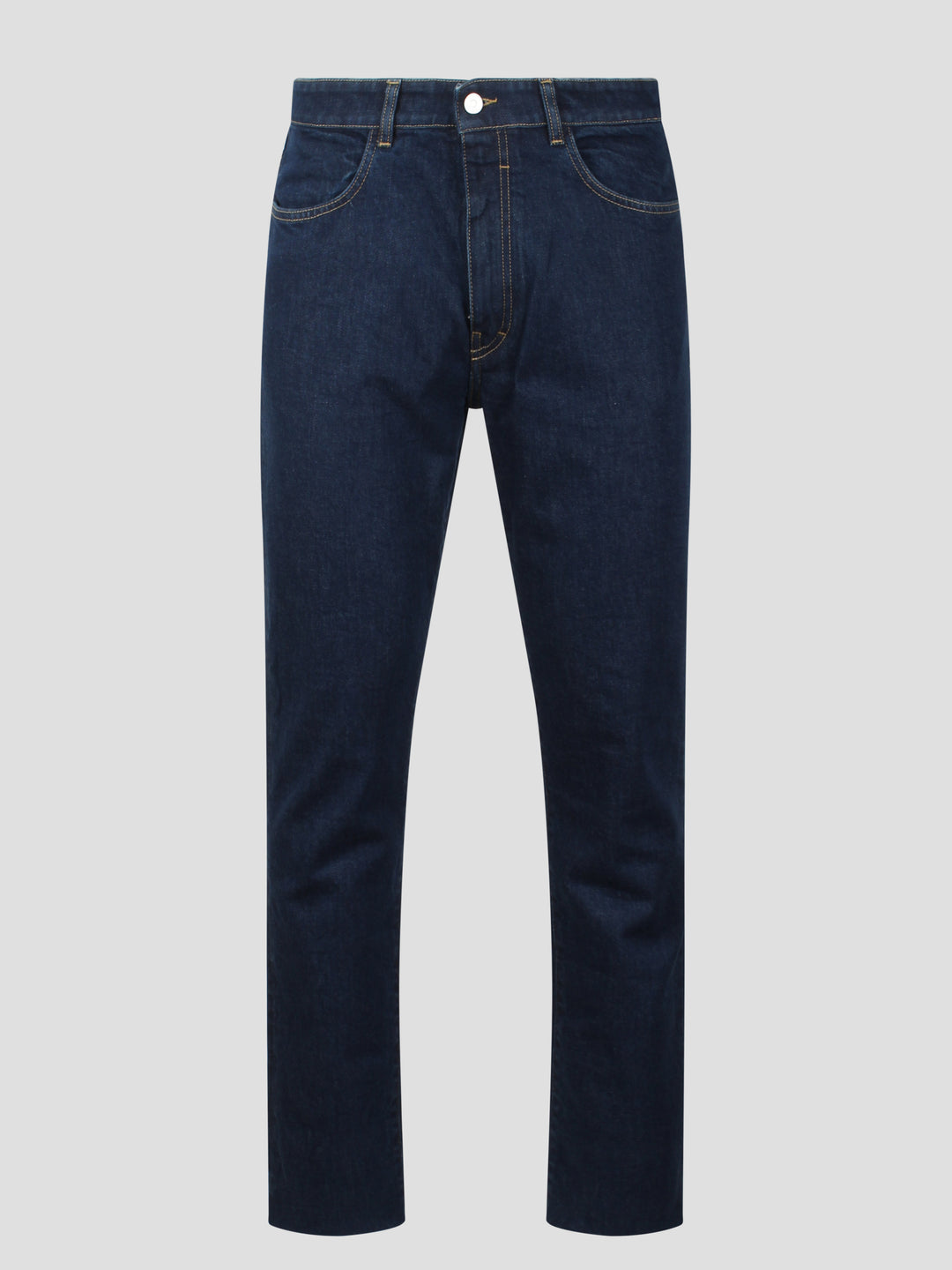 Indigo blue denim jeans