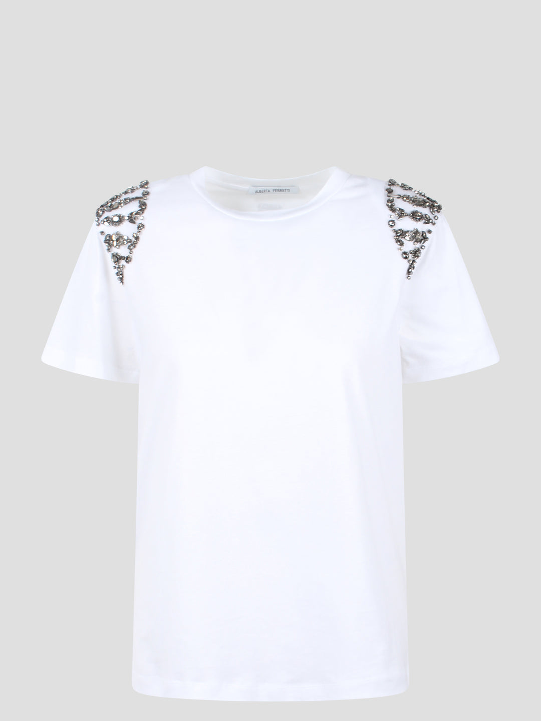 Embroidered cotton t-shirt