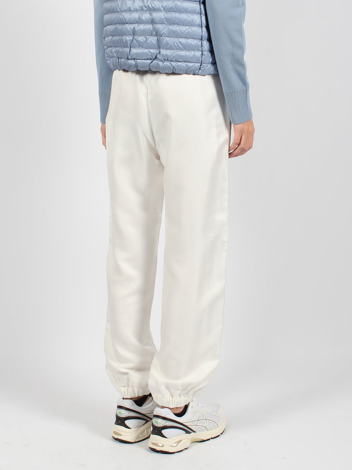 Twill jogging trousers