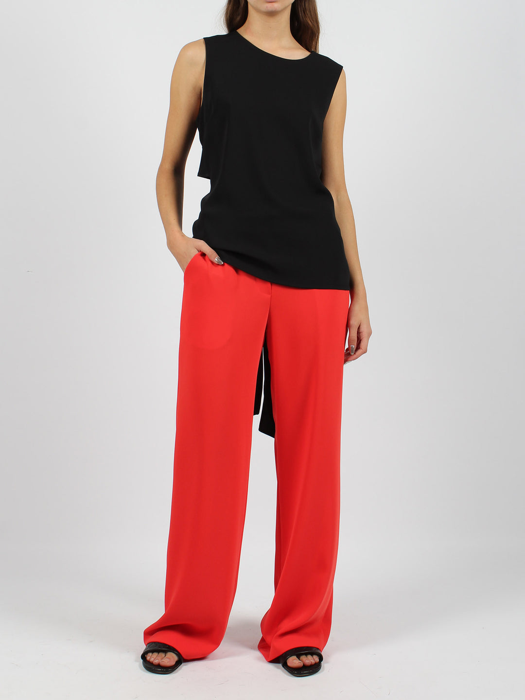 Panty wide leg trousers