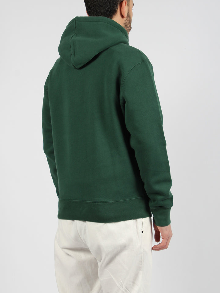 Bold fox head patch comfort hoodie