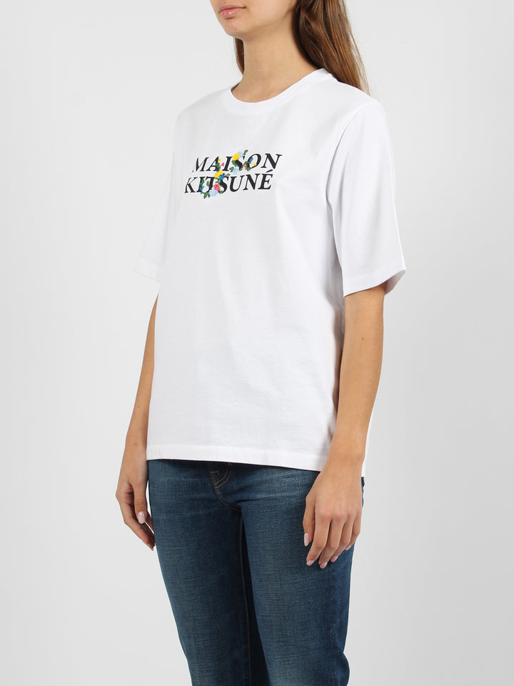 Maison kitsune flowers comfort t-shirt