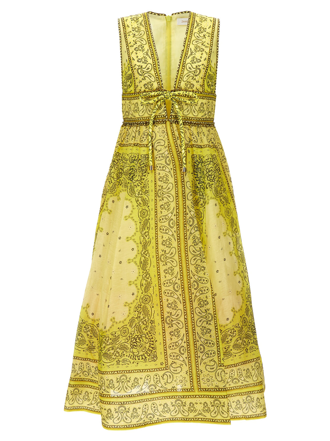 Matchmaker Bow Long Dresses Yellow