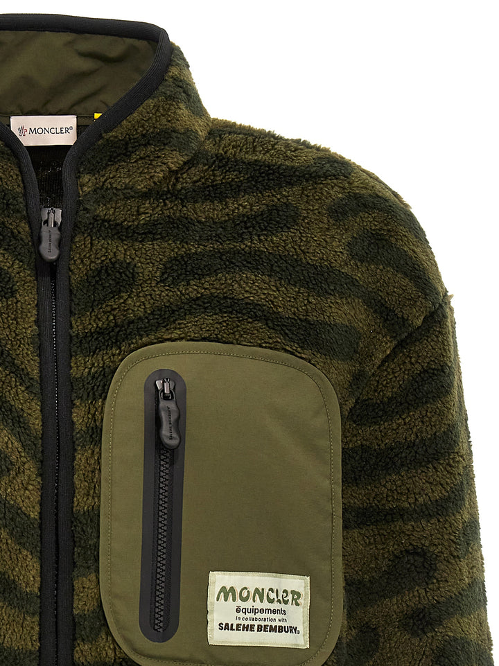 Cardigan Moncler Genius X Salehe Bembury Sweater, Cardigans Green