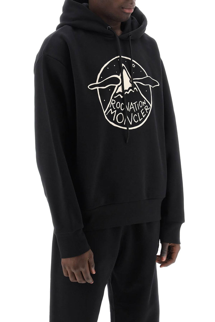 Hoodie With Graphic Print - Moncler X Roc Nation By Jay Z - Men