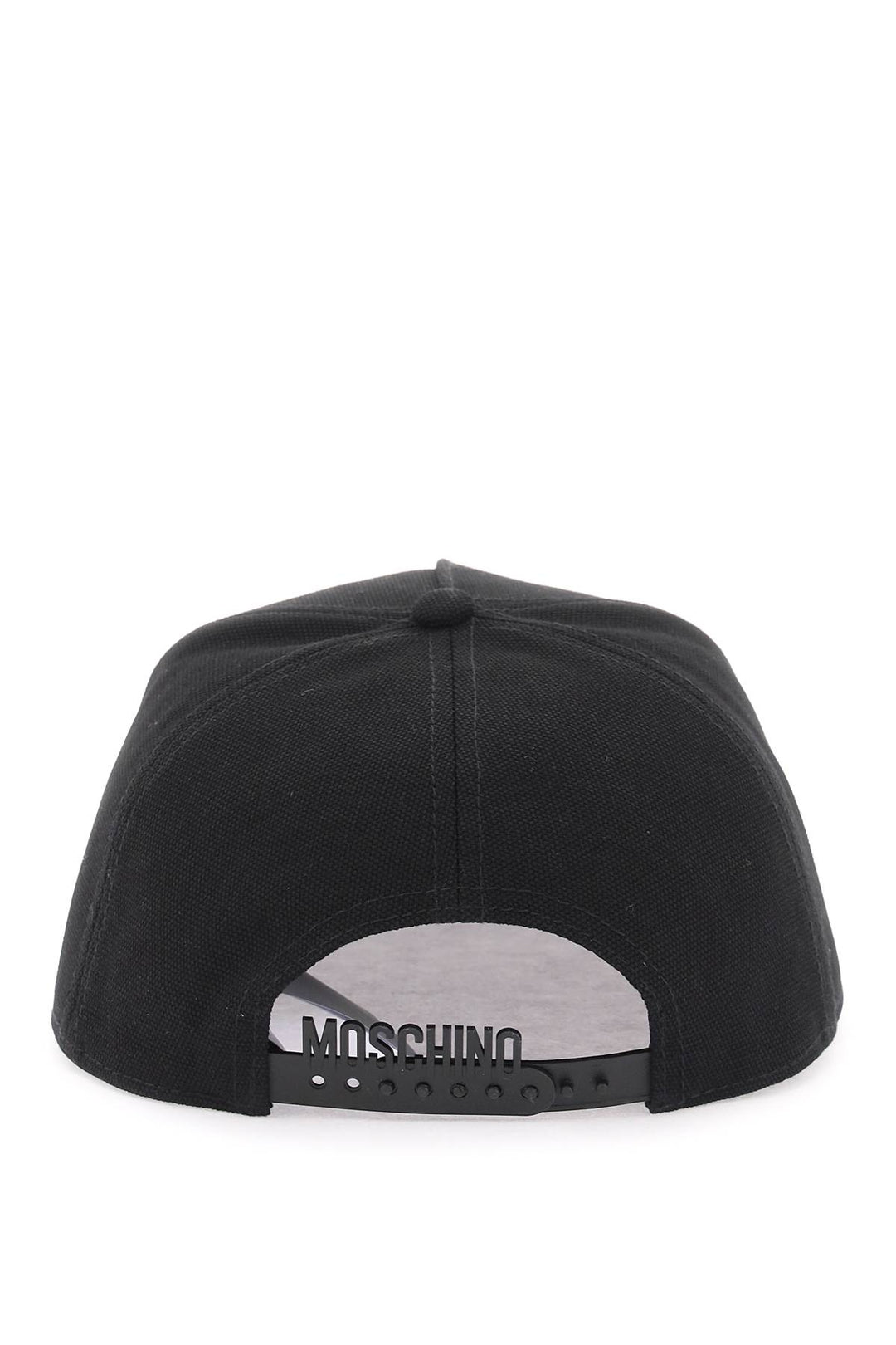 Baseball Cap With Metal Logo - Moschino - Men