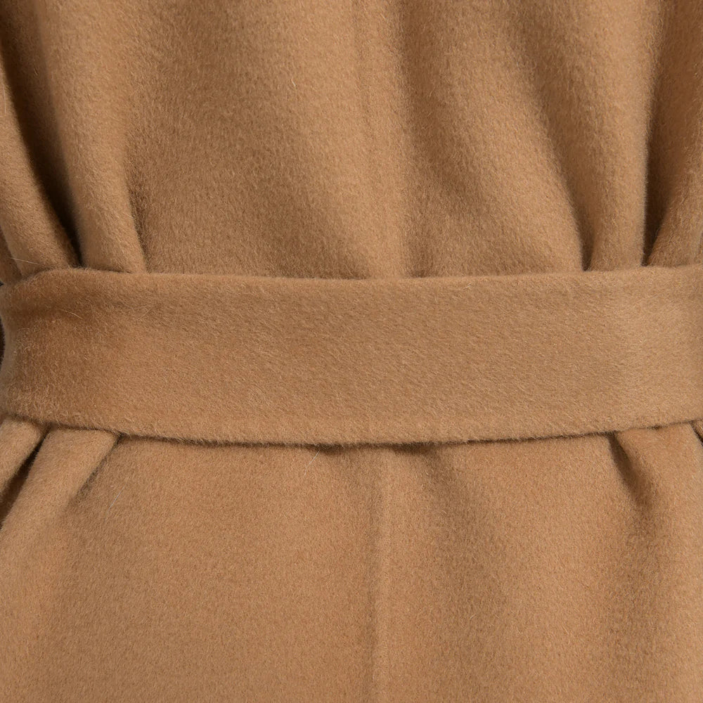 Coat Chic Camel Mixed Cashmere