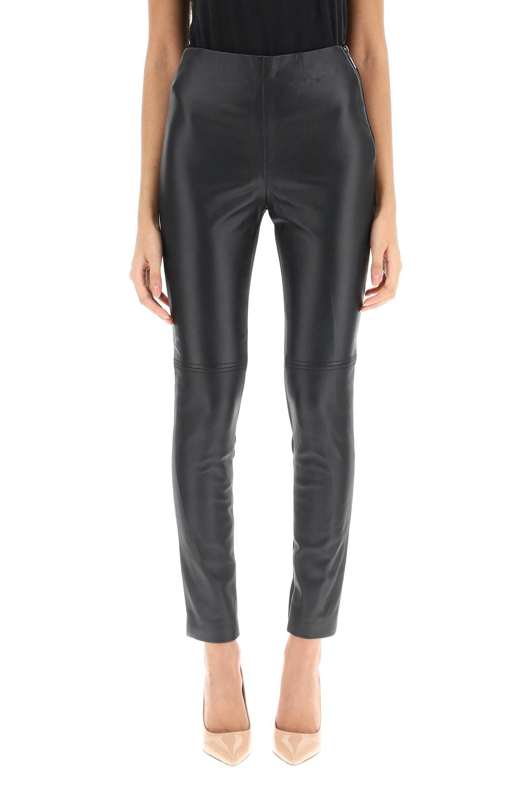 Leather And Jersey Leggings - Marciano By Guess - Women