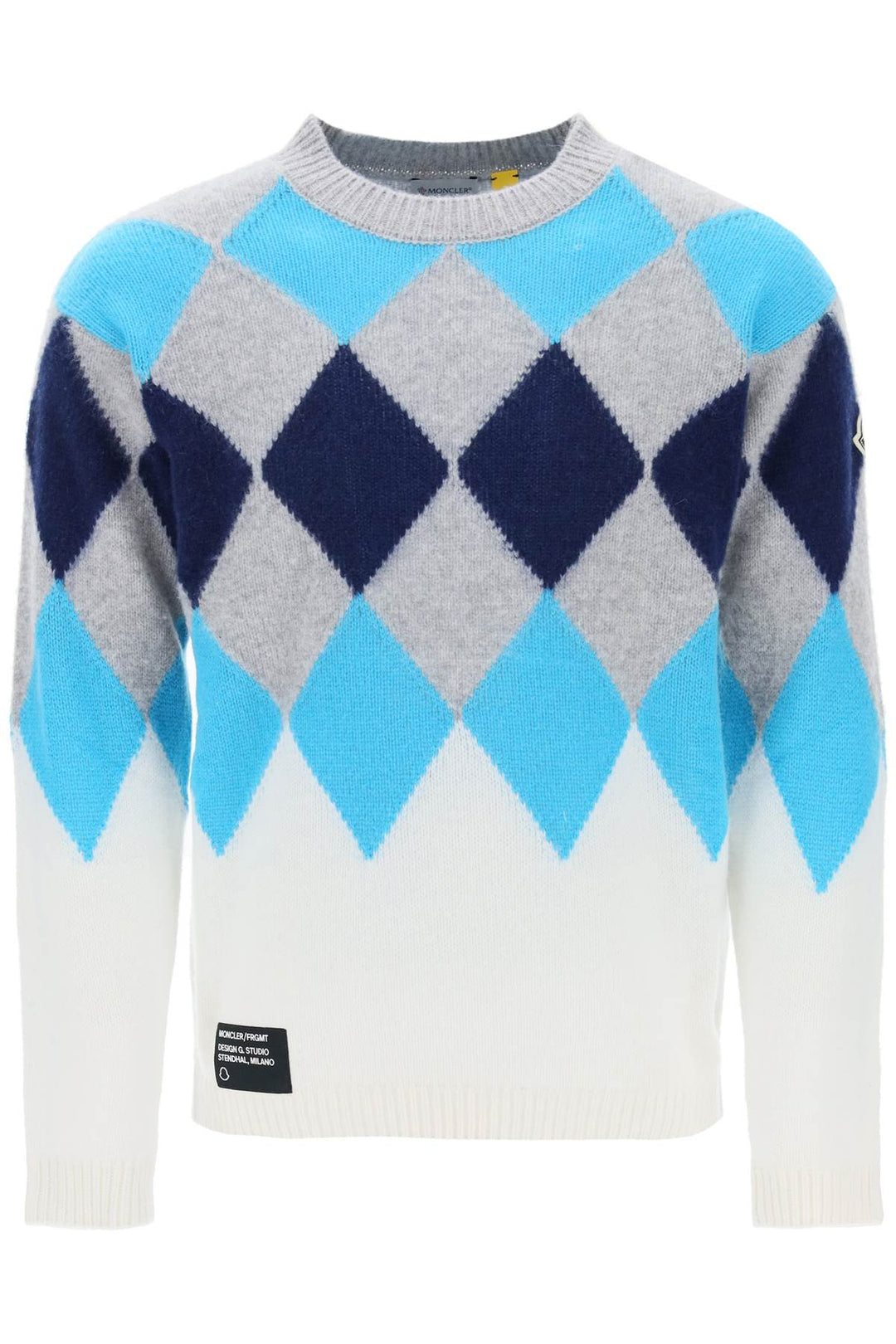 Wool And Cashmere Argyle Sweater - Moncler X Fragment Hiroshi Fujiwara - Men