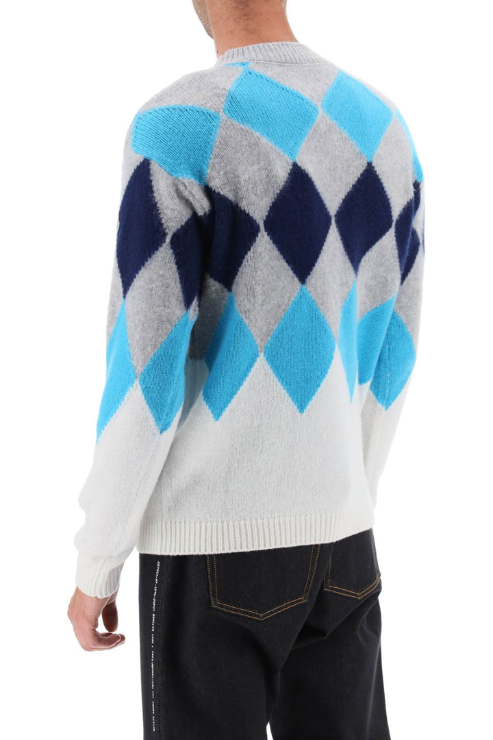 Wool And Cashmere Argyle Sweater - Moncler X Fragment Hiroshi Fujiwara - Men