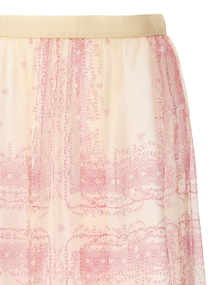 Printed Skirt Skirts Multicolor