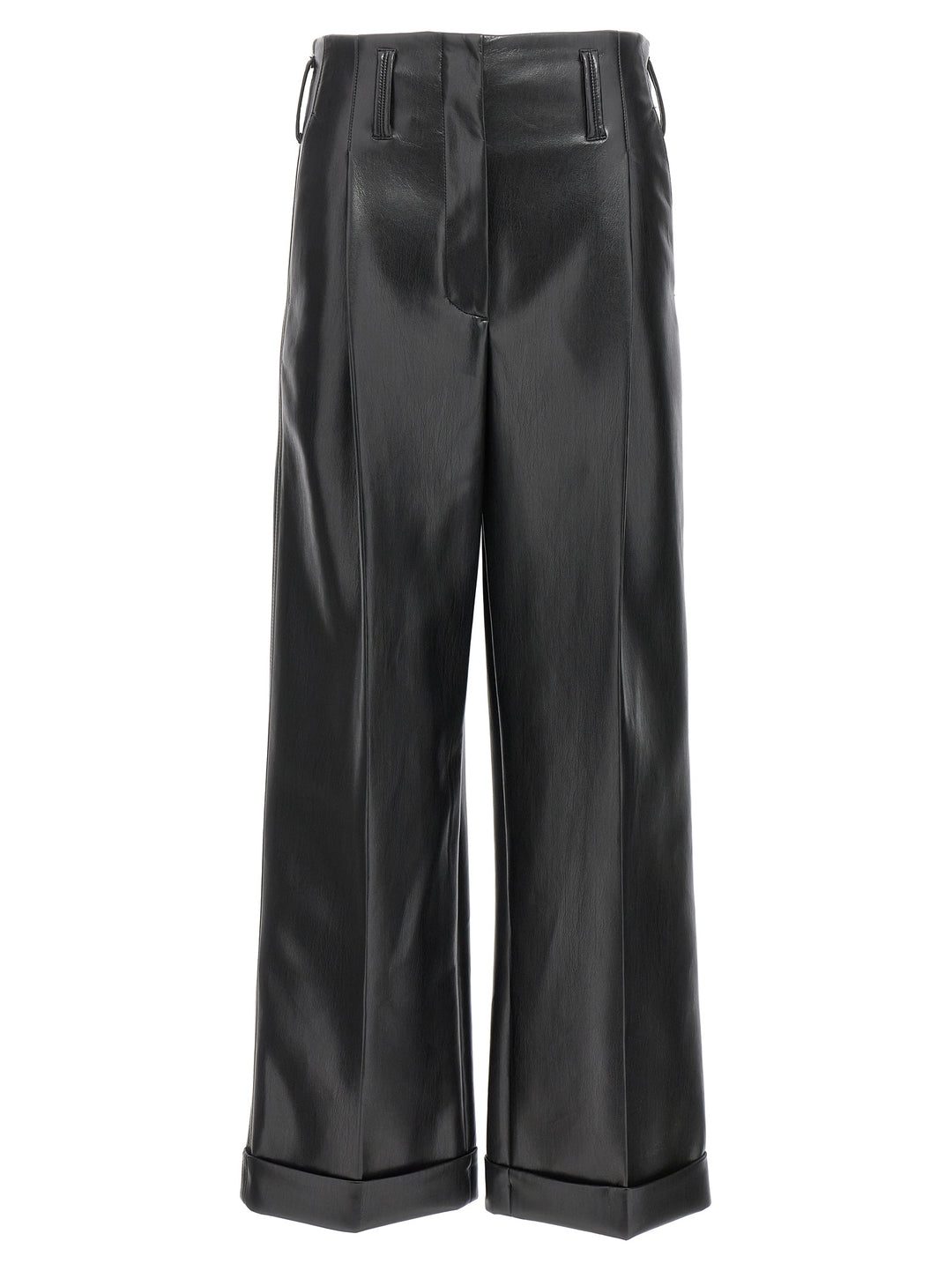 Eco Leather Pants Black