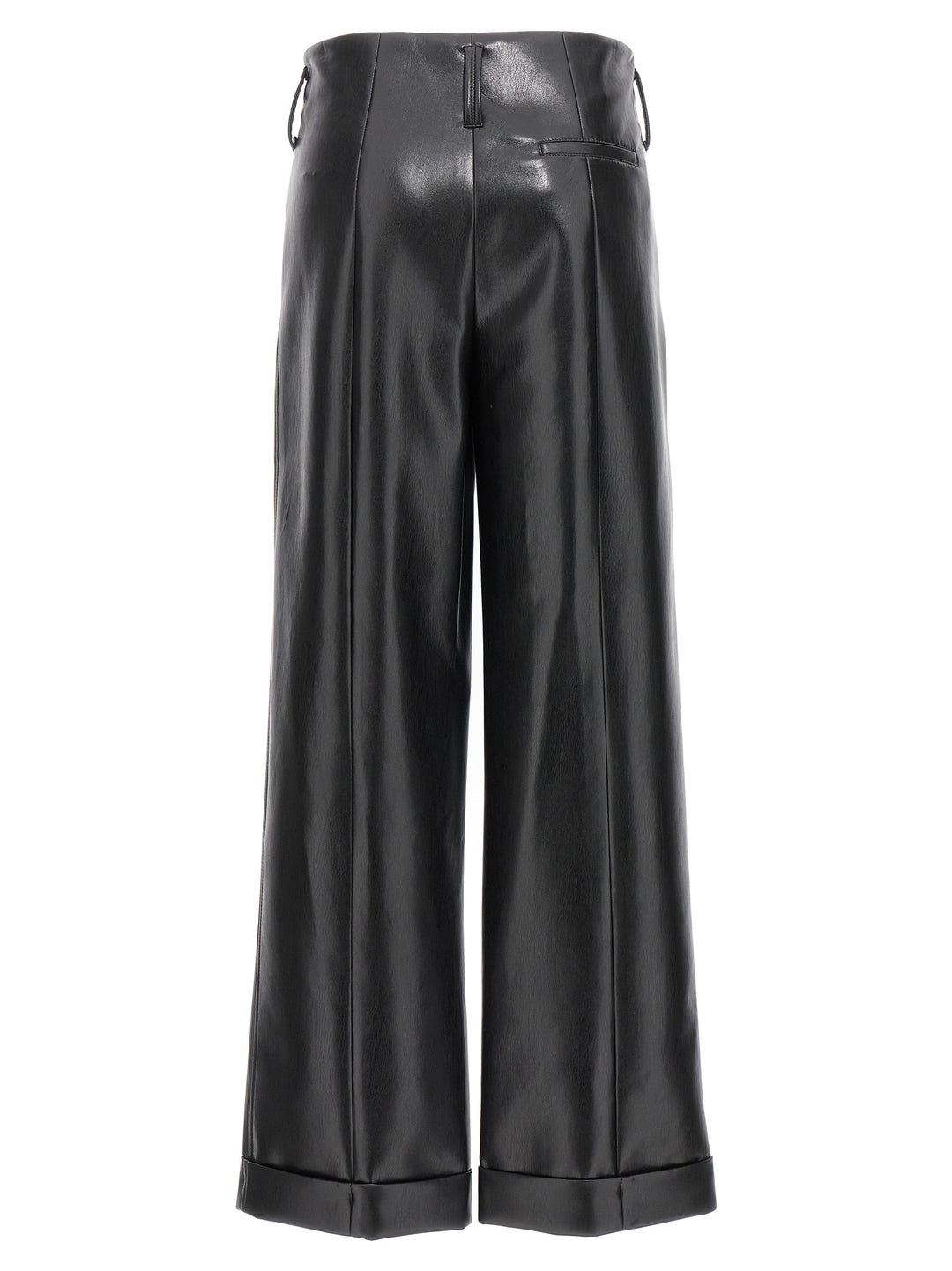 Eco Leather Pants Black