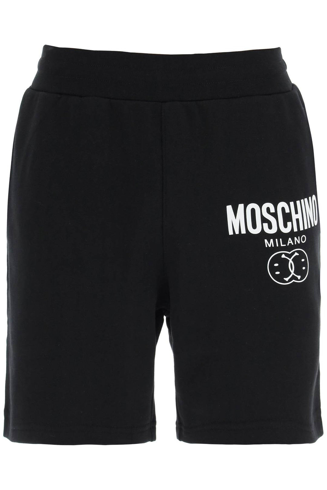 'Double Question Mark' Logo Sweatshorts - Moschino - Men