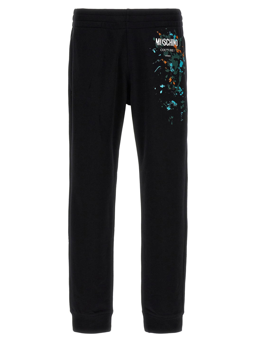 Logo Print Joggers Pants Black