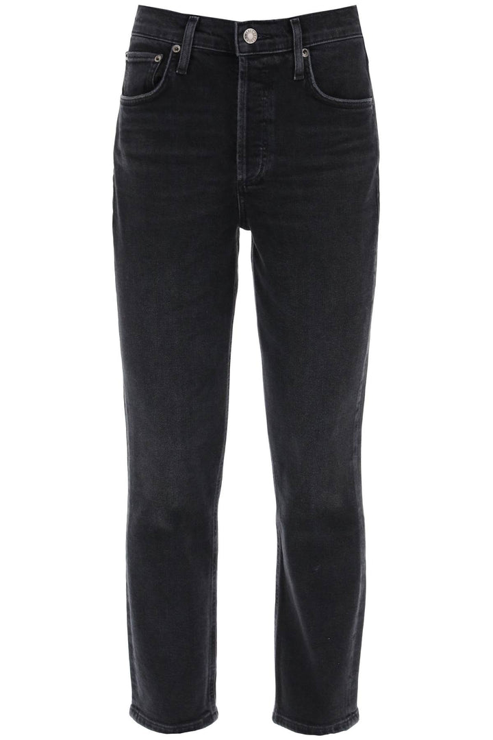 Riley High Waisted Cropped Jeans - Agolde - Women