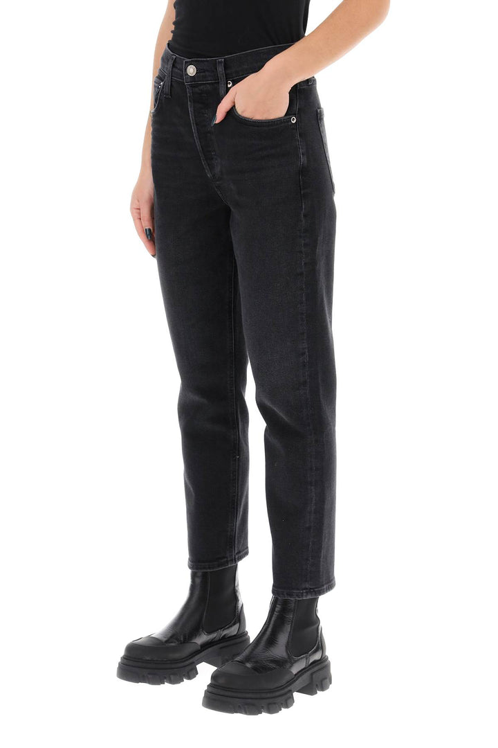 Riley High Waisted Cropped Jeans - Agolde - Women