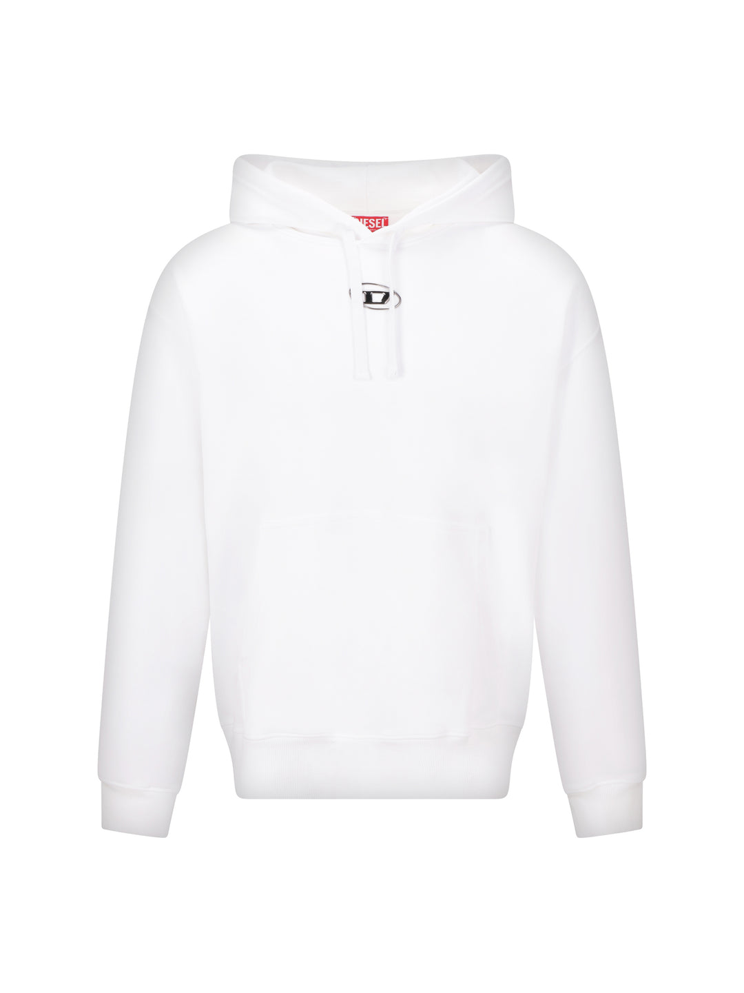 Cotton sweatshirt with frontal Oval-D logo