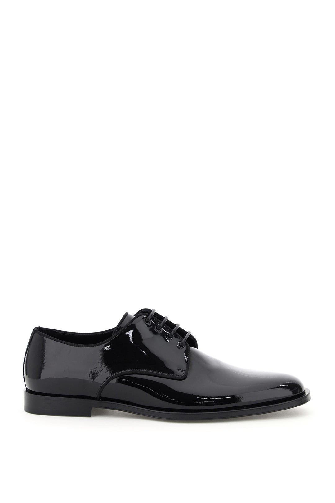 Patent Leather Lace Up Shoes - Dolce & Gabbana - Men