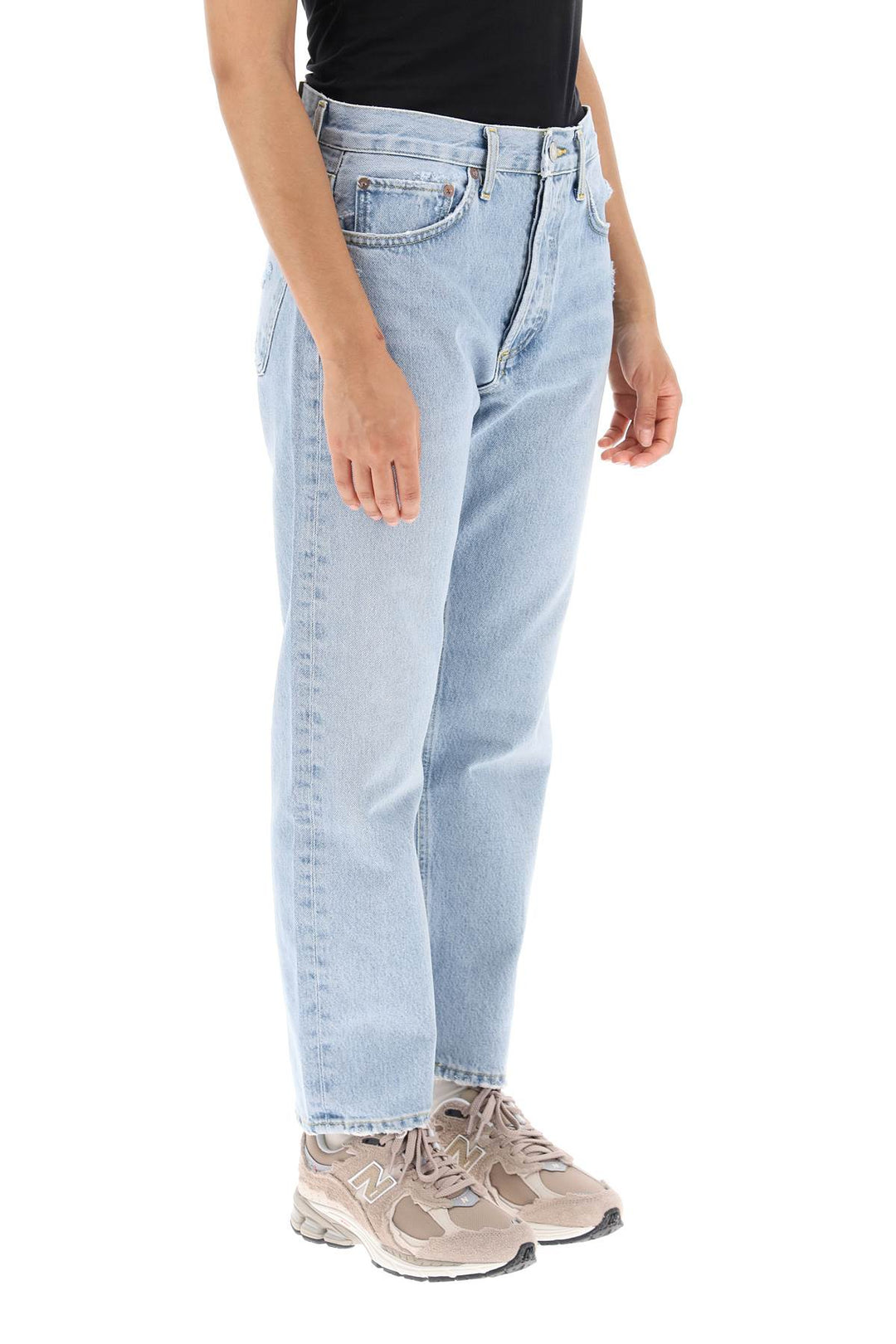 'Parker' Jeans With Light Wash - Agolde - Women