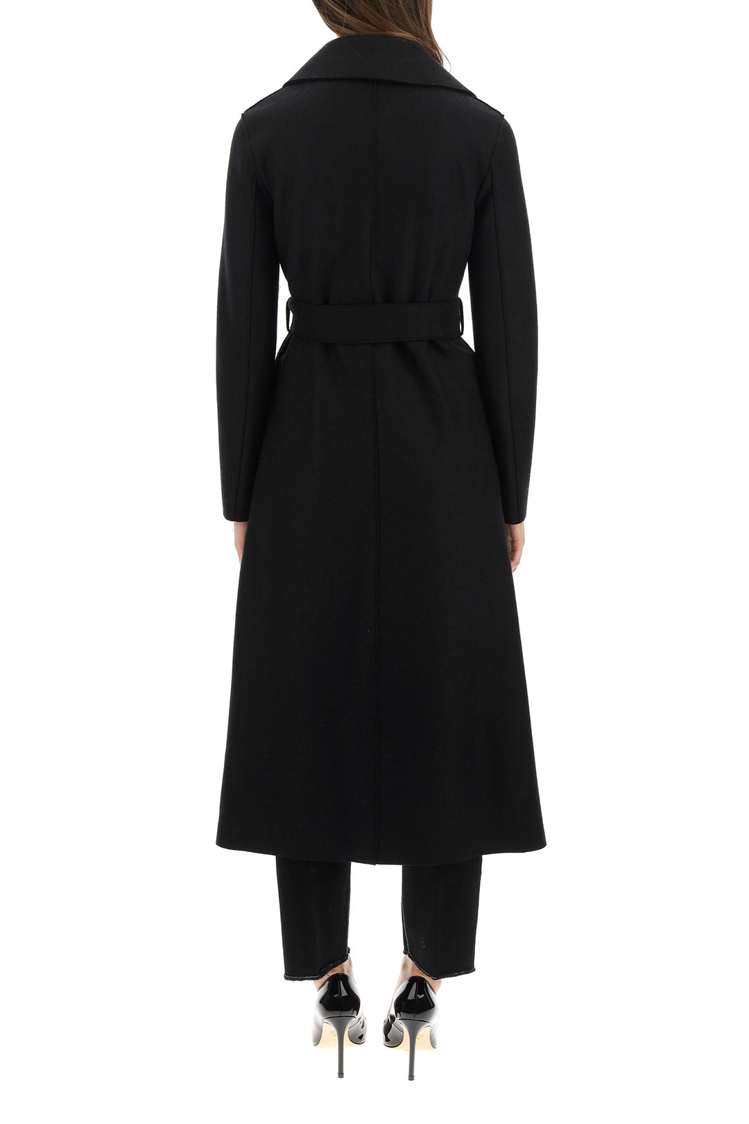 Long Coat In Pressed Wool - Harris Wharf London - Women