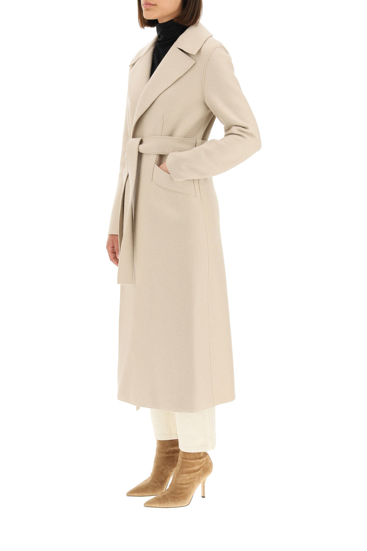 Long Coat In Pressed Wool - Harris Wharf London - Women