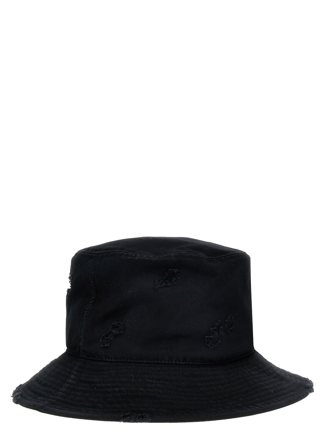 Bucket Hat With Used Effect Hats Black