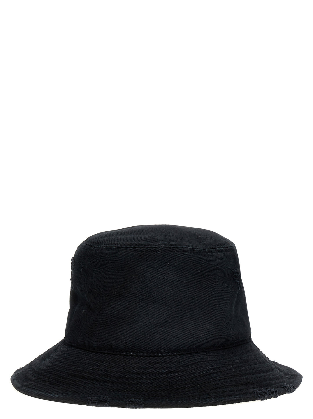 Bucket Hat With Used Effect Hats Black