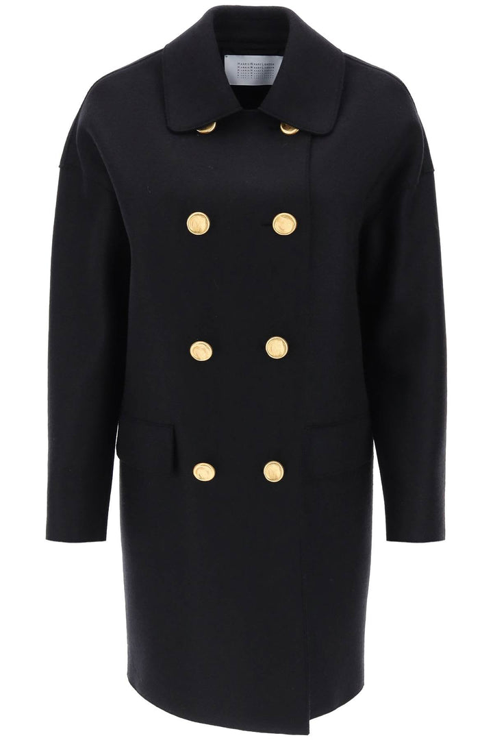 Midi Coat In Pressed Wool - Harris Wharf London - Women