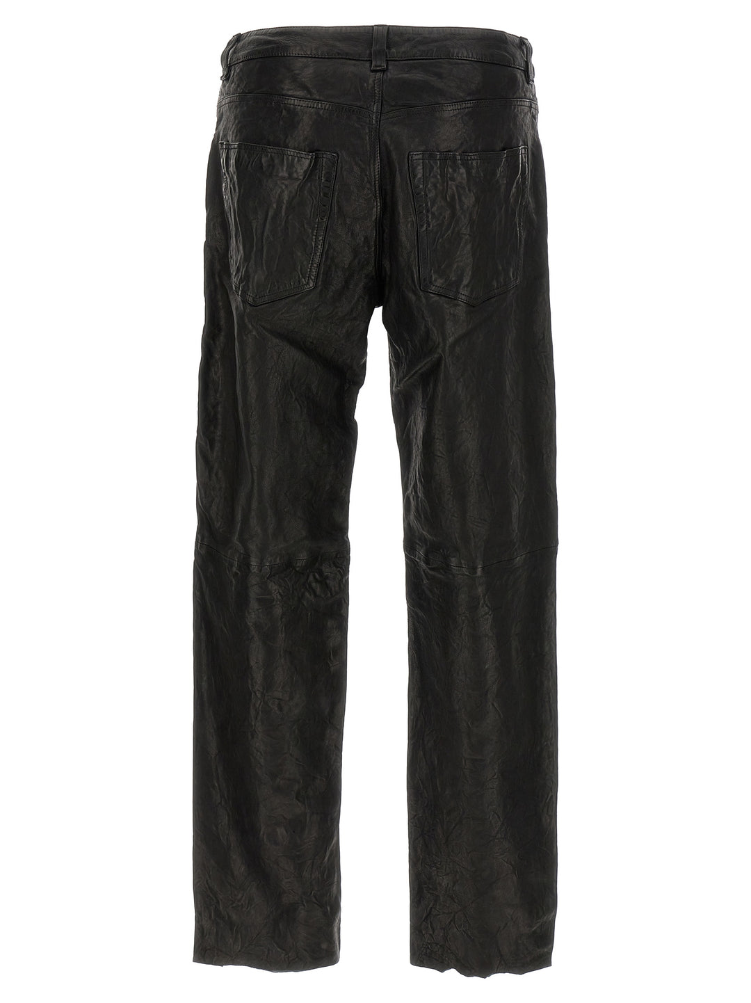 P-Macs-Lth Pants Black