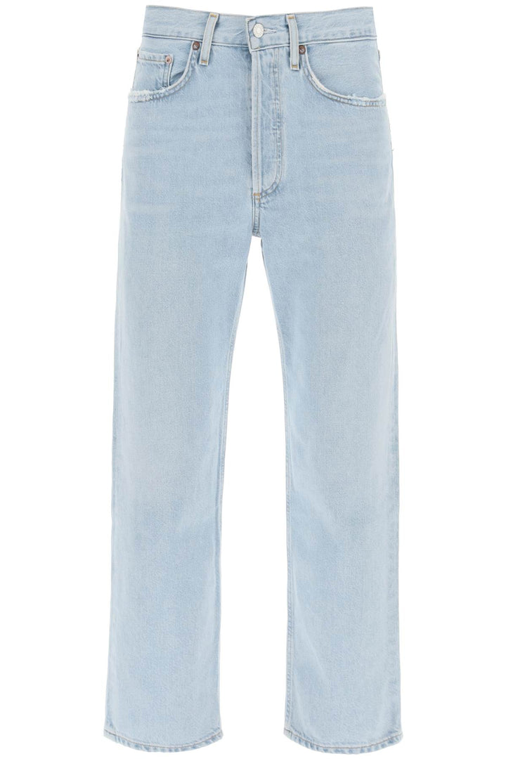 Lana Crop Mid Rise Vintage Straight Jeans - Agolde - Women